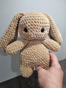 Króliczek na szydełku, przytulanka