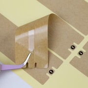 Naklejki do łatwego otwierania kartonów 3x10 cm – 6 sztuk