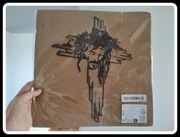 Metalowa dekoracja ścienna obraz krzyż Jezus Chrystus