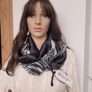 Szal/Tuba Jedwab Włoski Luksusowy Prezent