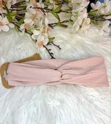 Opaska materiałowa pudrowy róż