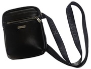 WITTCHEN torebka męska, listonoszka, CZARNA - skóra ekologiczna