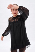 ZARA, Sukienka z haftem/ plumeti, M