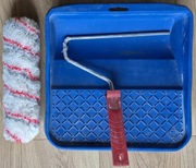 Wałek malarski 25 cm + rączka + korytko