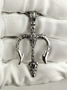 NOWY Naszyjnik męski trójząb wisiorek