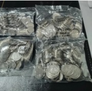 Komplet monet 2019 4 woreczki 1zl 50,20,10 groszy