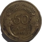 Francja 50 centymów z 1938 roku - OBEJRZYJ MOJĄ OFERTĘ