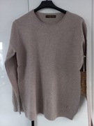 Sweter cieniutki piaskowy