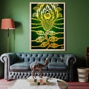 FIREPLANT GREEN Plakat 118x84cm (A0) - Dżuls Art