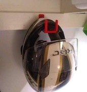 uchwyt hak stojak do ściany na kask mocyklowy moto