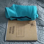 Bluza shoftshell, turkus 10-12 lat 