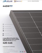 Moduł fotowoltaiczny JA SOLAR JAM54D40-425/GB BF CENA BRUTTO FV23%