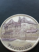 Medal Srebrny , NRD 1200 Lat miasta BAD SALZUNGEN 775-1975 , 40 mm 