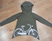 Bluza dziewczęca z kapturem r.140