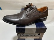 Półbuty BROOMAN męskie, skórzane.