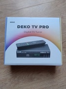 Tuner Dekoder DVBT2 TV Naziemnej DVBT 2 DVB T2 HEVC + Pilot Do Dekodera