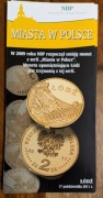 Folder NBP 2011 -  Łódź Miasta w Polsce 2 zł GN