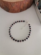 Bransoletka na lince noc Kairu rubin regulacja przedłużka,