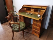 Angielski sekretarzyk  biurko żaluzjowe 857/2025