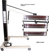 PROMIENNIK KWARCOWO-HALOGENOWY zestaw ECLIPSE  automatyczny do suszenia