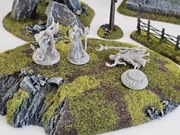 Czarodzieje trzy figurki do gier RPG Dungeons and Dragons DnD