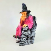 Czarownica na fotelu dekoracja , ozdoba 