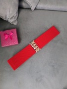 Pas na gumie z zapięciem 