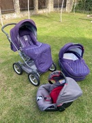 Wózek Espiro Modena 2w1 + fotelik samochodowy Maxi Cosi + akcesoria