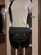 Goshico torebka skórzana czarna polska