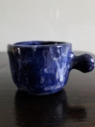 Ceramiczne naczynie mlecznik kobaltowy