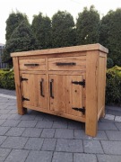 Szafka łazienkowa rustykalna dębowa 