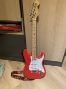 Gitara stratocaster czerwona