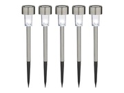 Lampki solarne LED na zewnątrz do ogrodu Livarno 5 sztuk 36 cm