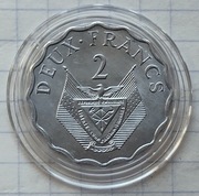 #2453 Rwanda 2 franki 1970 FAO UNC