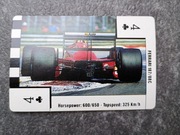 KARTY do gry kolekcjonerskie  - SUPER CARS - FERRARI 187 / 88C