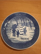 Dubski Talerz kobaltowy  Rok  1979 Royal Copenhagen