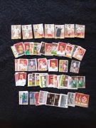 Karty naklejki mecz Polska piłkarze 7 kart + 443 naklejki