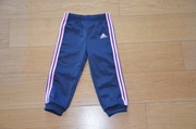 spodnie adidas 18-12 mec/92 cm grafitowy róż