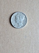 10 centów srebro próby 900 1944r.