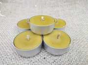 Podgrzewacz Tealight świeczka wosk pszczeli 100 szt