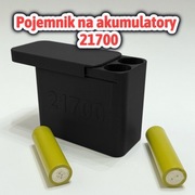 Pojemnik na akumulatory 21700 8 szt. -  Bezpieczne przechowywanie ogniw