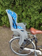 Fotelik rowerowy Hamax Kiss + oryginalna baza, stan bdb.
