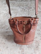 Torebka worek Michael Kors skóra naturalna