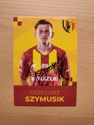 Autograf oficjalna karta Korona Kielce 22/23 Jesień Grzegorz Szymusik