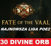 30x Divine Orb Path of Exile 2 Fate of the Vaal / Last of the Druids PoE 2