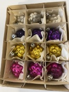 Bombki PRL szklane zestaw 12 szt