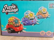 Zabawka fioletowa biedronka 3 w 1