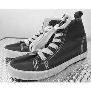 Trampki dziecięce 31 tenisówki wysokie kol. czarny