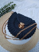 Ręcznie zrobiona torebka - oreo