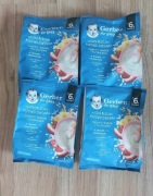 GERBER KASZKA MLECZNA RYŻOWO OWSIANA 160g. Zestaw 4szt!